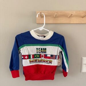 Vintage 2T. Colorblock sweatshirt